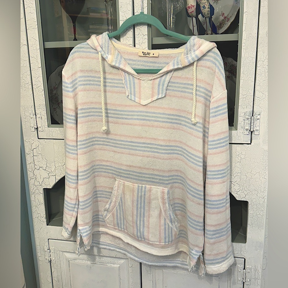 Striped lightweight Ron Jon Hoodie